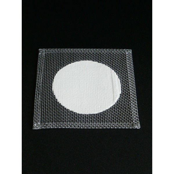 Tela metálica con fibra 15x15 cm - Material de Laboratorio
