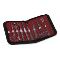 Estuche de disección 9 piezas