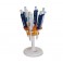 Soporte giratorio para 6 pipetas automáticas